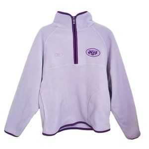 NFL NY Jets Women's Violet Fleece Sweatshirt with Zipper